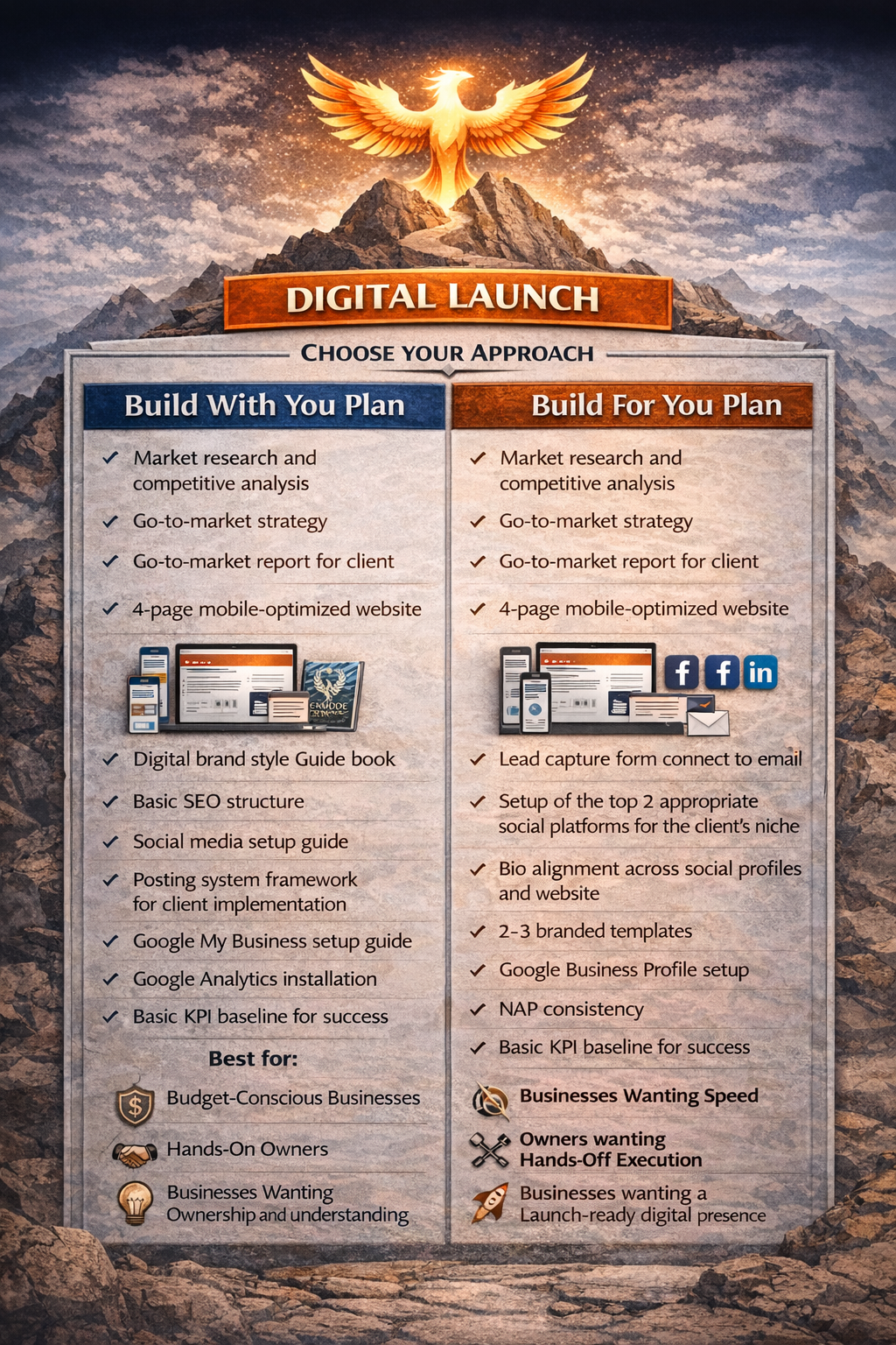 Digital Launch - Choose Your Approach