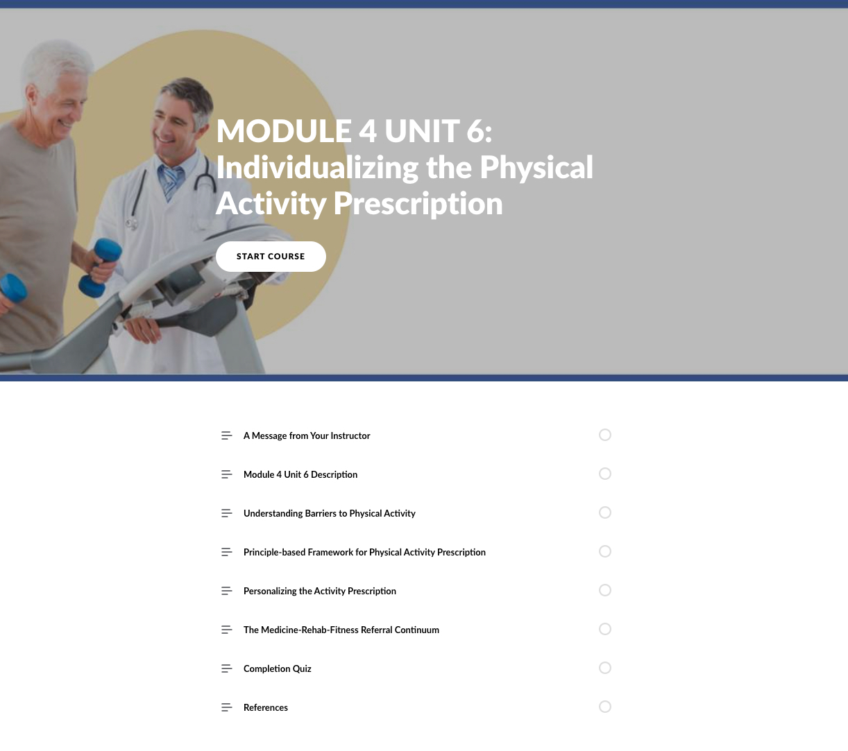 ACLM — Residency Curriculum